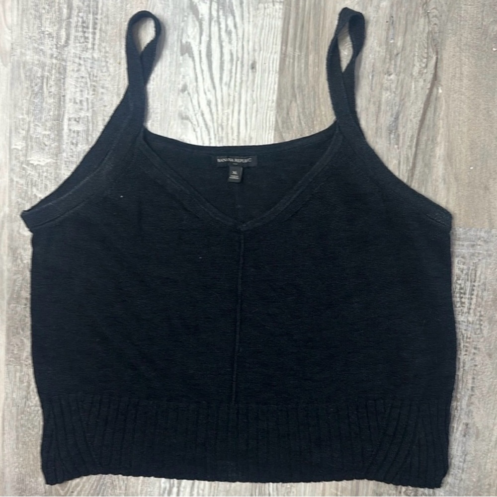 Xl banana republic black tank